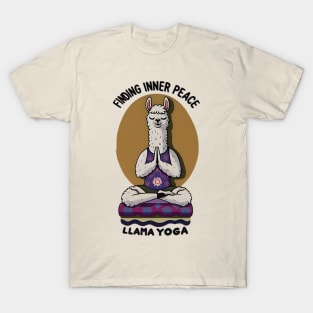 llama yoga lover T-Shirt